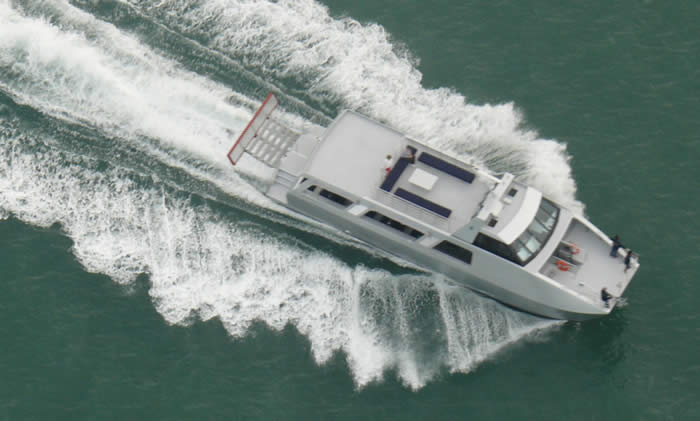 Gold Coast Ships built 17.6M aluminium catamaran 